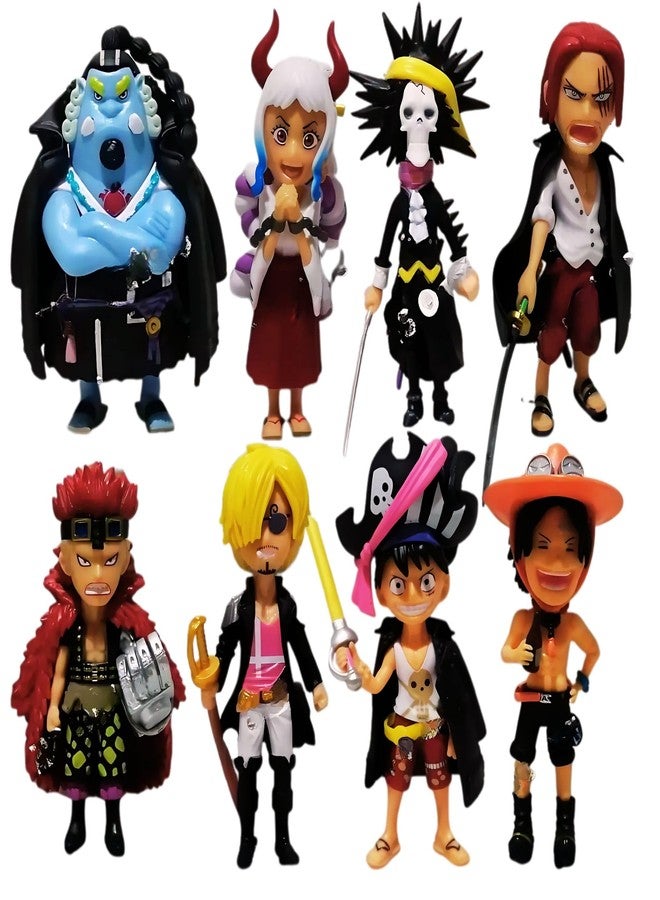 Birthday Popper 1-Piece Action Figures for Kids & Adults | Set of 8 Anime Characters | Collectible Figurines for Study Desk, Dashboard, or Home Decor| Birthday Return Gifts